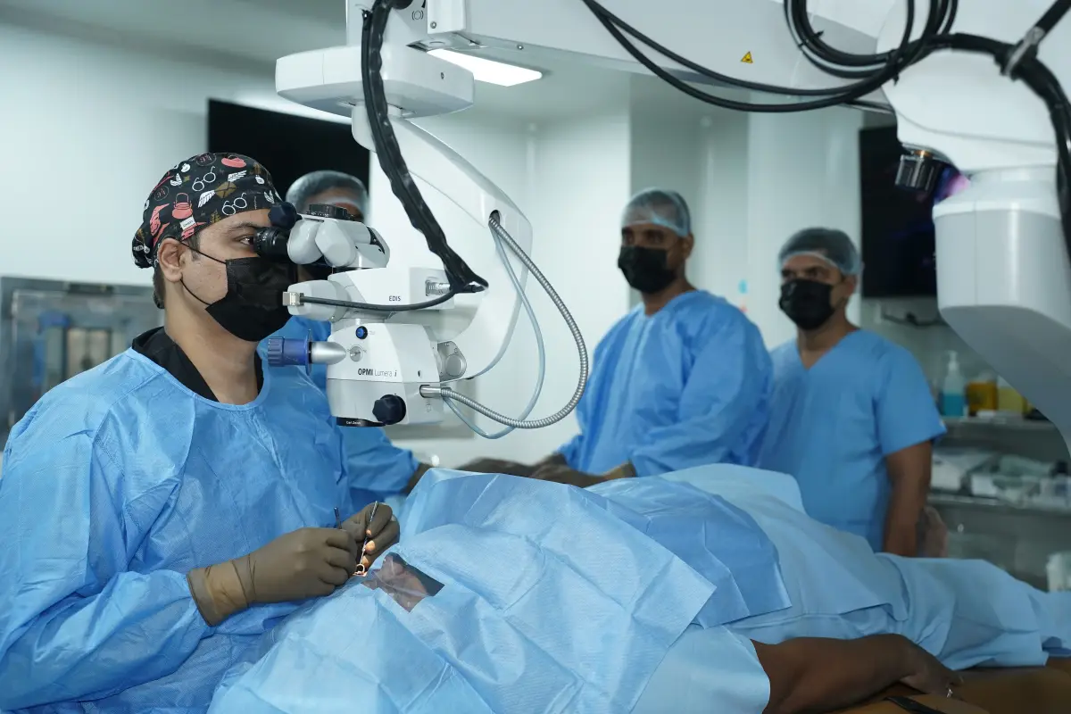 Operating theatre — cataract surgery