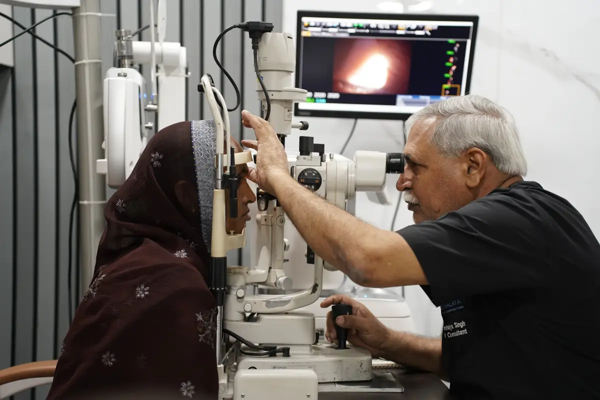 Dry eye clinic — OPD consultation at Madhavi Netralaya