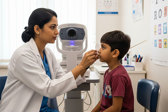 Pediatric eye treatment ara